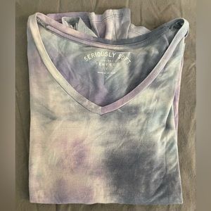 Aeropostale AERO long sleeve Seriously Soft tie-dye V-neck